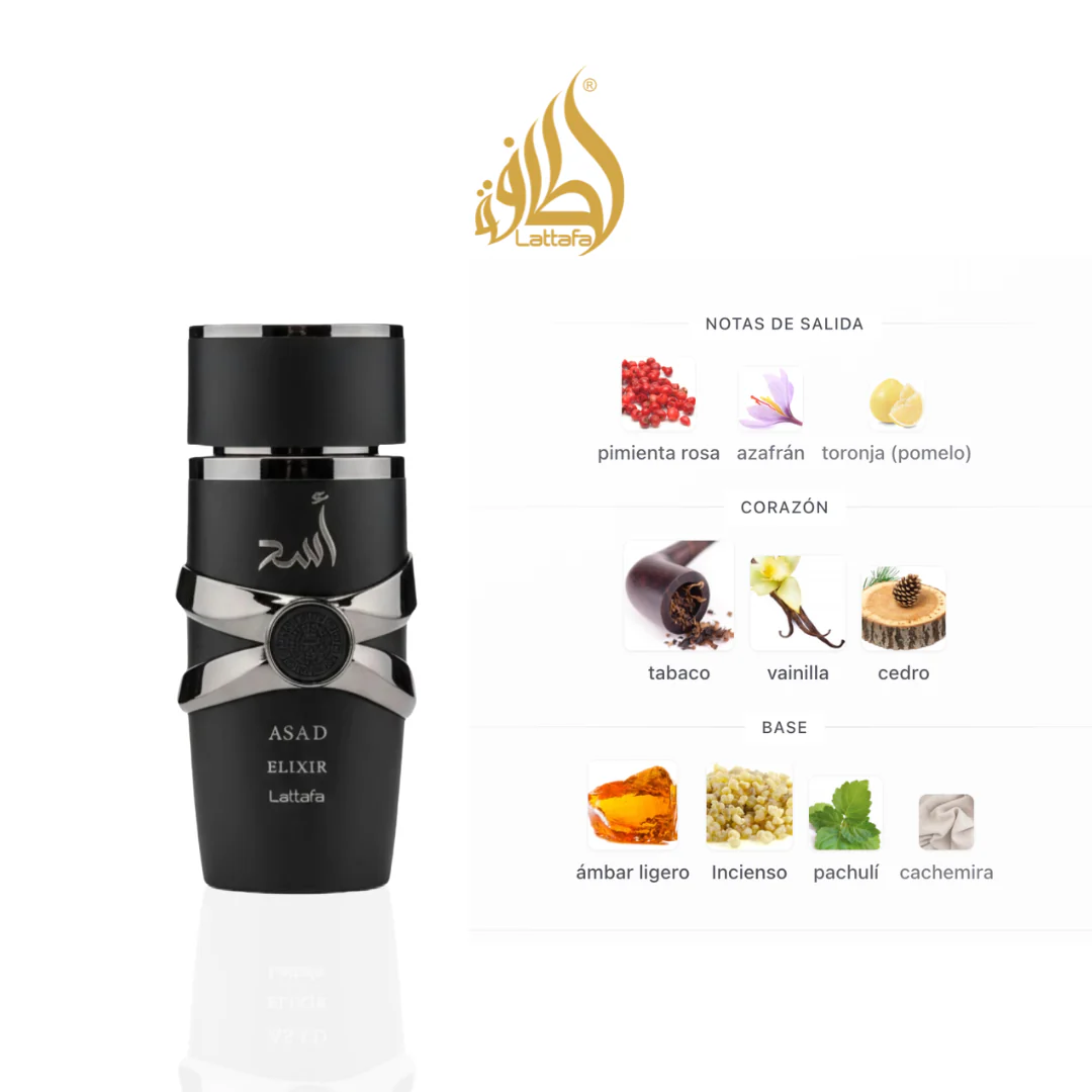 Lattafa Asad Elixir 100ml EDP 1.1 Premium - Image 4
