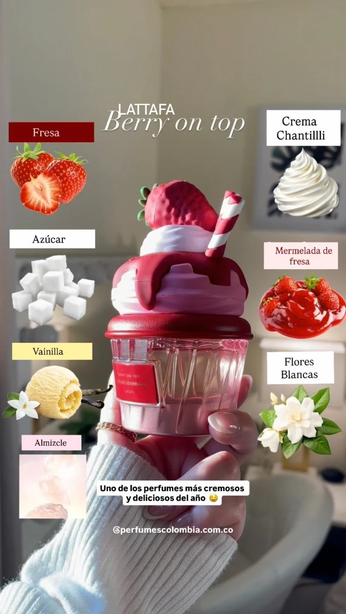 Lattafa Berry On Top EDP 75ML 1.1 Premium - Image 2