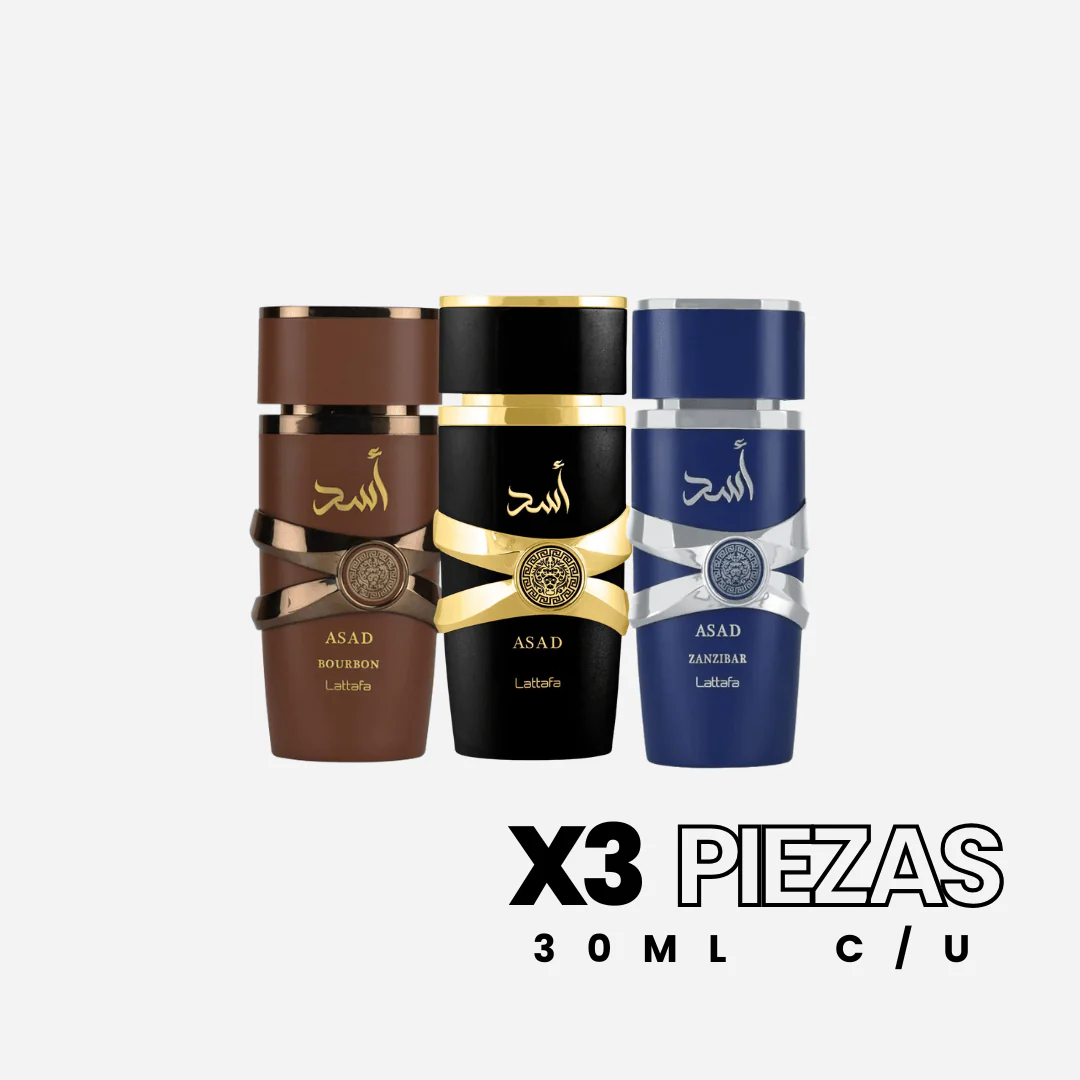 SET Asad X3 C/U 30ML EDP 1.1 Premium
