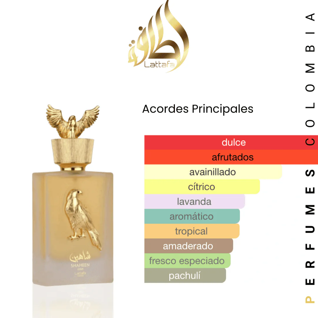 Shaheen Gold Lattafa 100ml EDP 1.1 Premium - Image 4